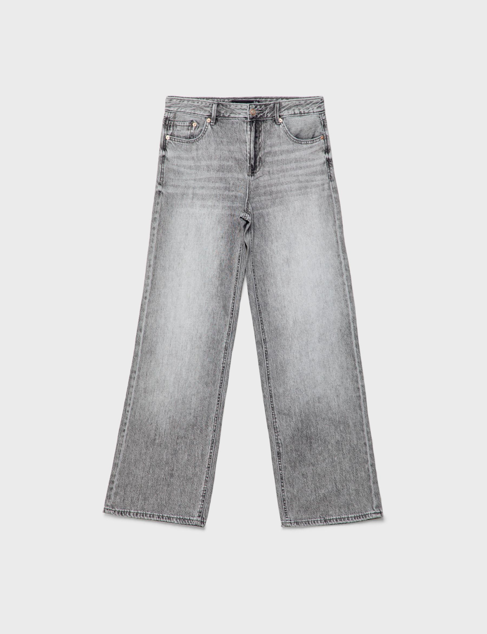 WIDE LEG JEANS MIT NIEDRIGEM BUND  -  29,99€