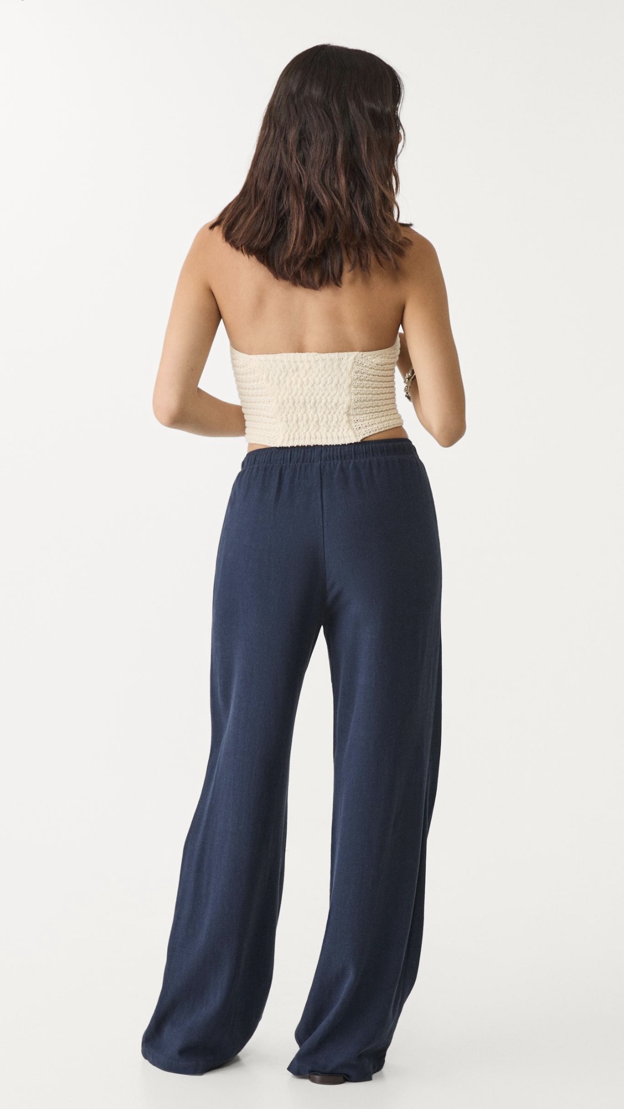 LANGE FLIEßENDE STOFFHOSE  -  22,99€