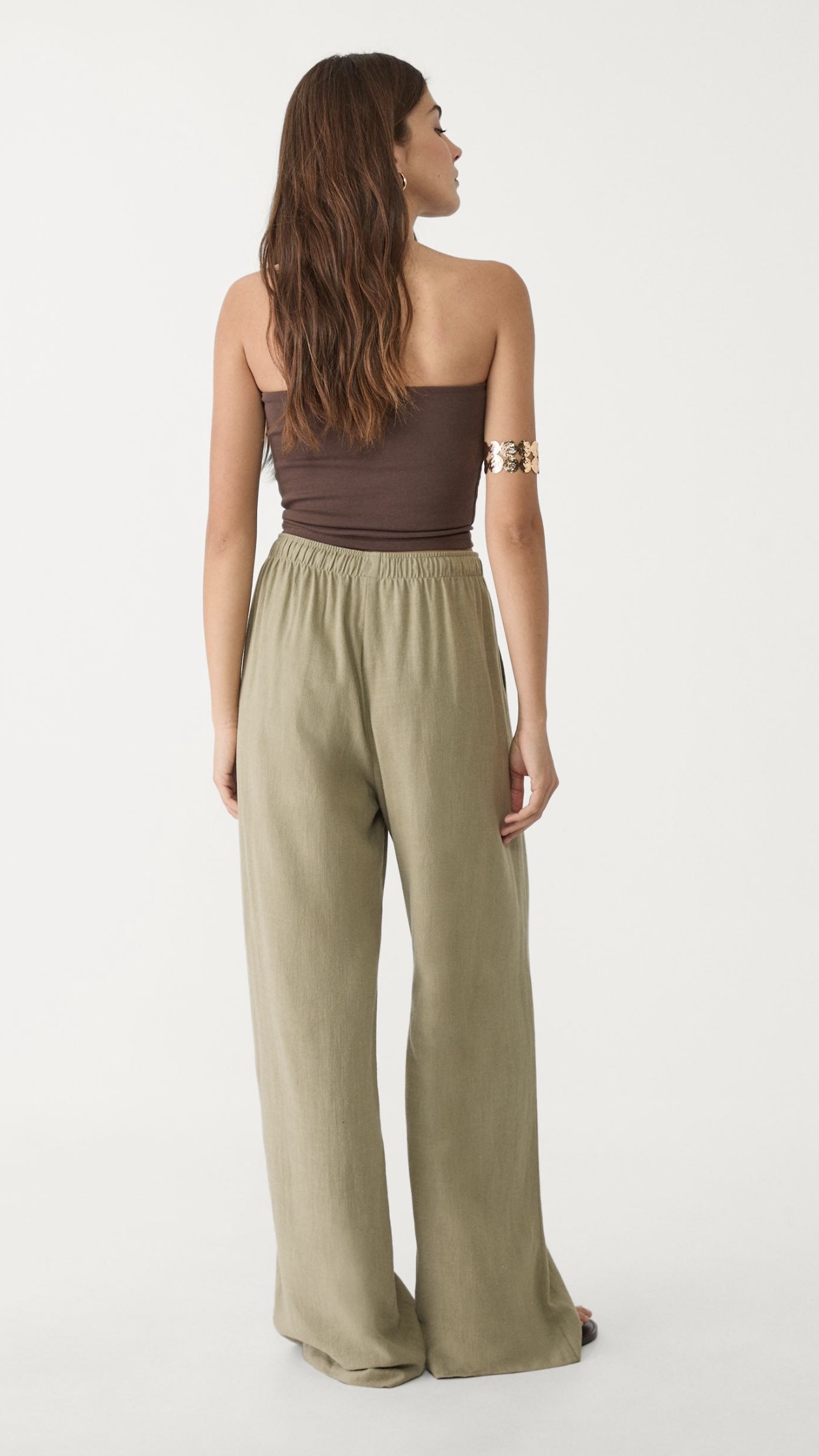 LANGE FLIEßENDE STOFFHOSE  -  22,99€